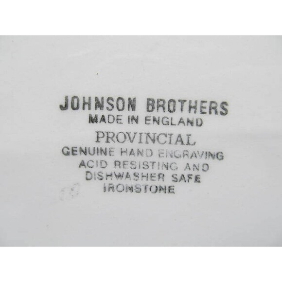 Johnson Brothers Provincial Ironstone England Gravy Boat and Underplate - Picture 7 of 12